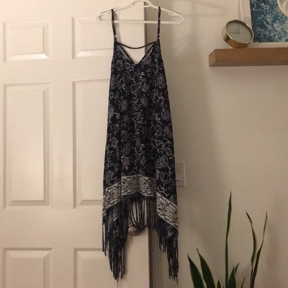 BRAND NEW Asymmetrical Fringe Dress